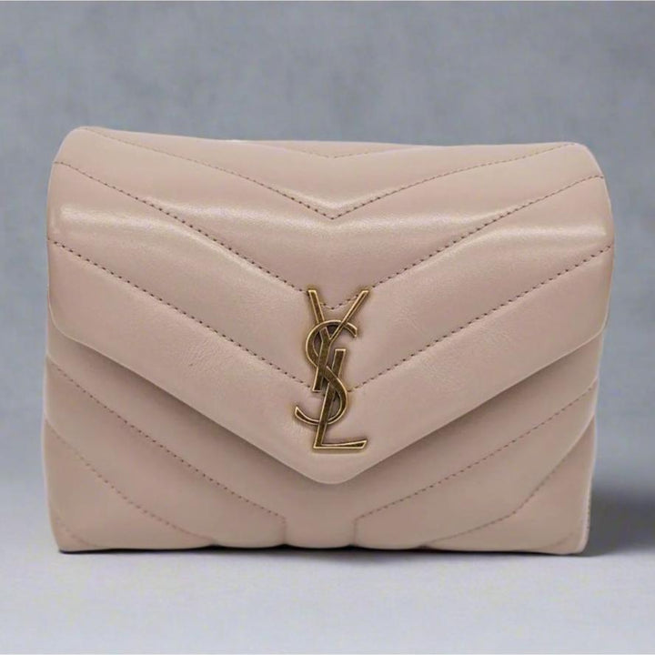 Pre Loved YSL Lou Lou Toy Shoulder Bag Beige