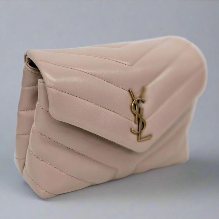 Pre Loved YSL Lou Lou Toy Shoulder Bag Beige