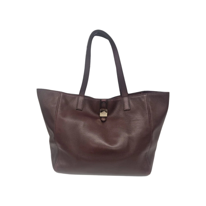 Pre loved Mulberry Tessie Tote | Oxblood