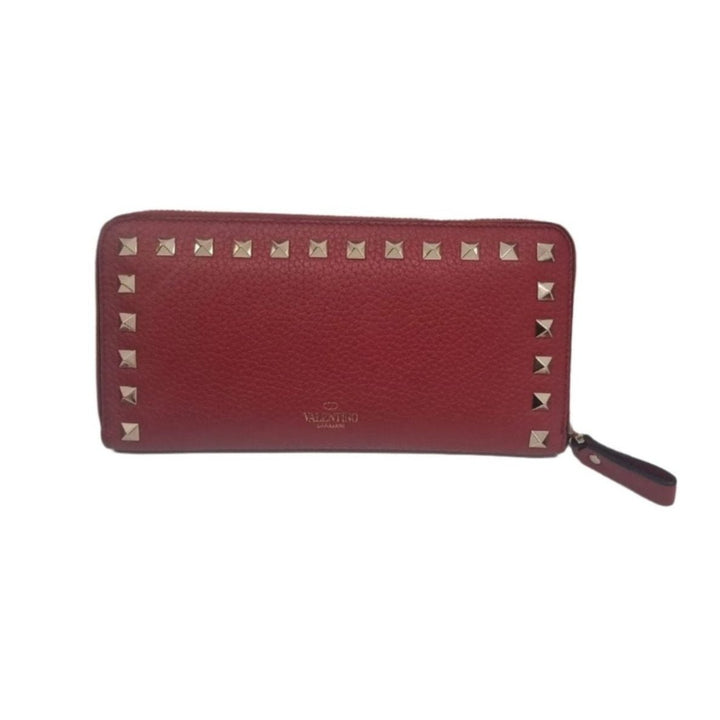 Pre Loved Valentino Rockstud large wallet